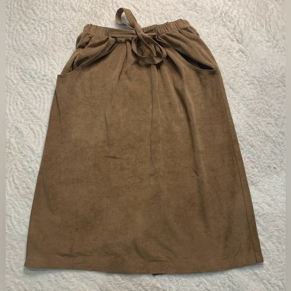 Ultrasuede Skirt 70s VTG (8) - Picture 1 of 6